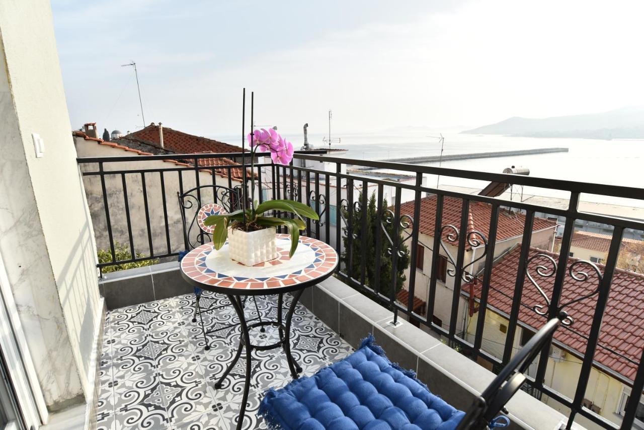 Apartmán Golden Sea View - Old Town Kavala Exteriér fotografie