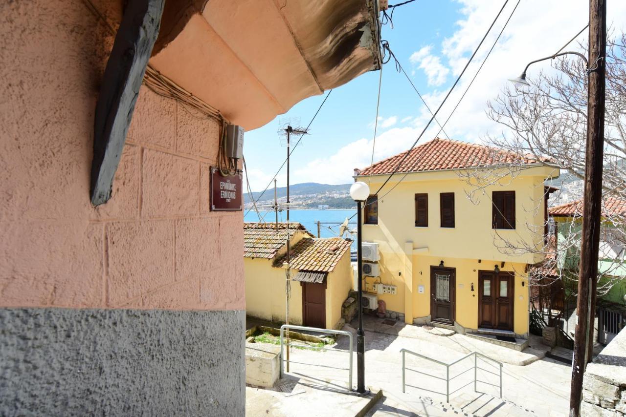 Apartmán Golden Sea View - Old Town Kavala Exteriér fotografie