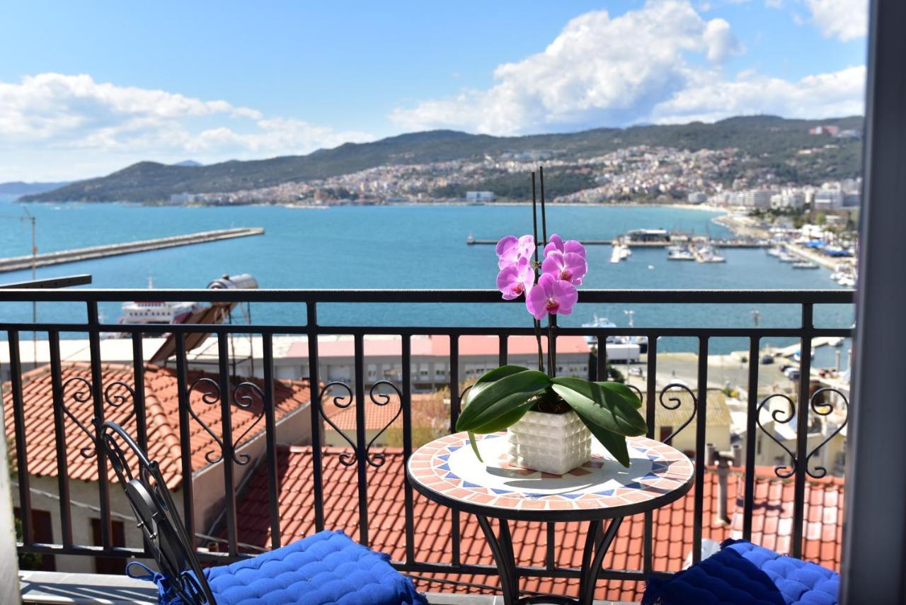 Apartmán Golden Sea View - Old Town Kavala Exteriér fotografie